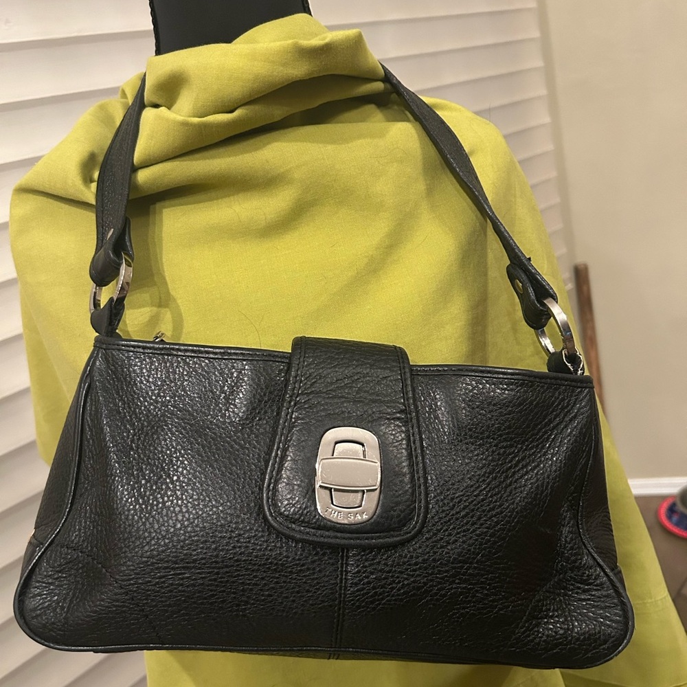 The Sak Black Leather Shoulder Bag